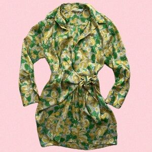 Zara tie dress with floral print🌼